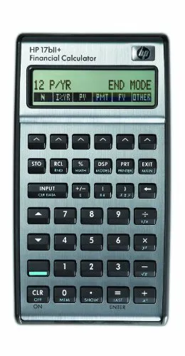 17bII Financial Calculator with 22-Digit LCD Display for Accurate Financial Calculations