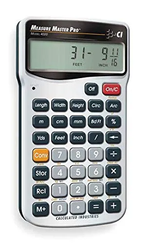 Calculated Industries 4020 Measure Master Pro Feet-Inch-Fraction Metric Calculator - Three Pack