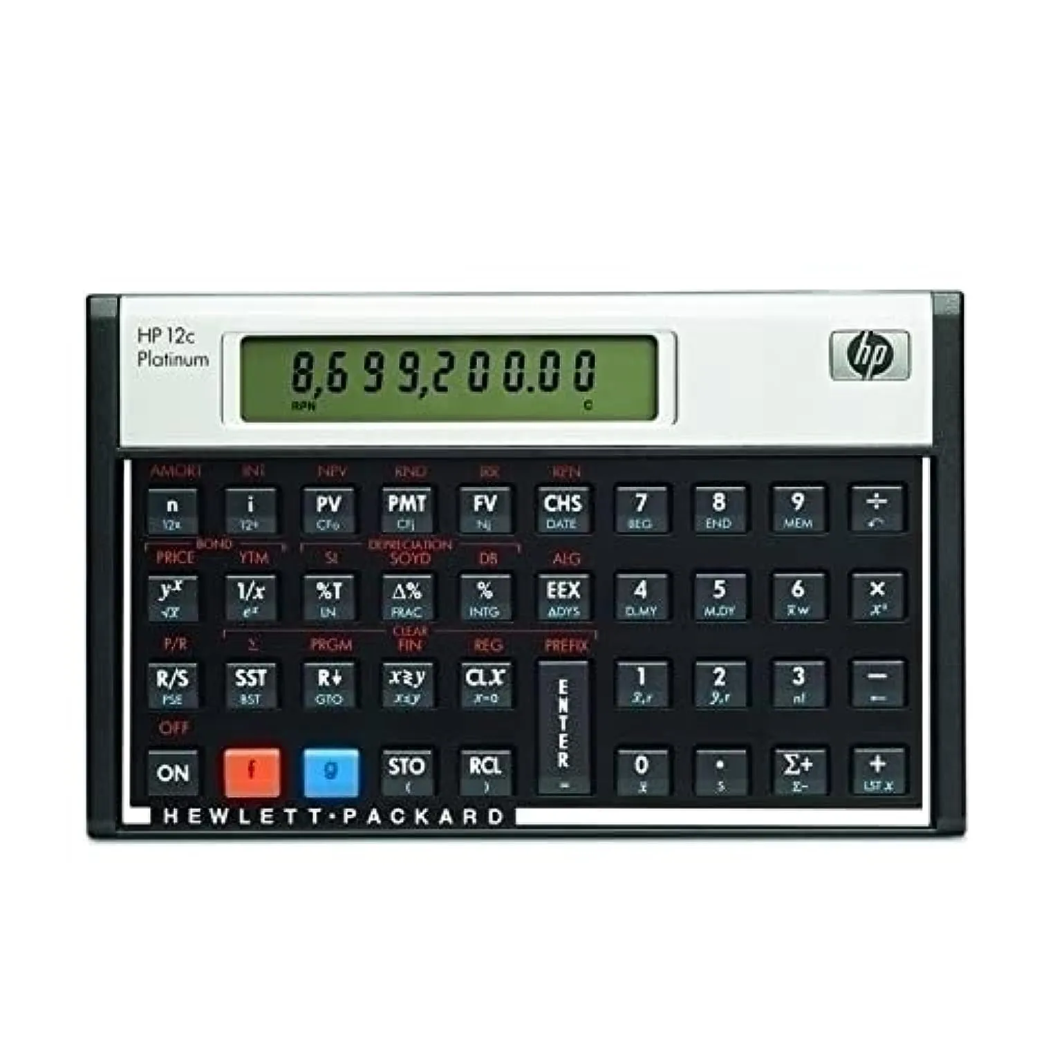 Hewlett-Packard 12C Financial Calculator 10-Digit LCD, Business/Finance Features, RPN/ALG Modes