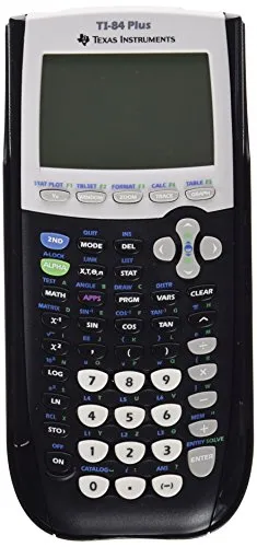 Texas Instruments TI-84Plus Graphing Calculator with 10-Digit LCD and Interactive Geometry Software