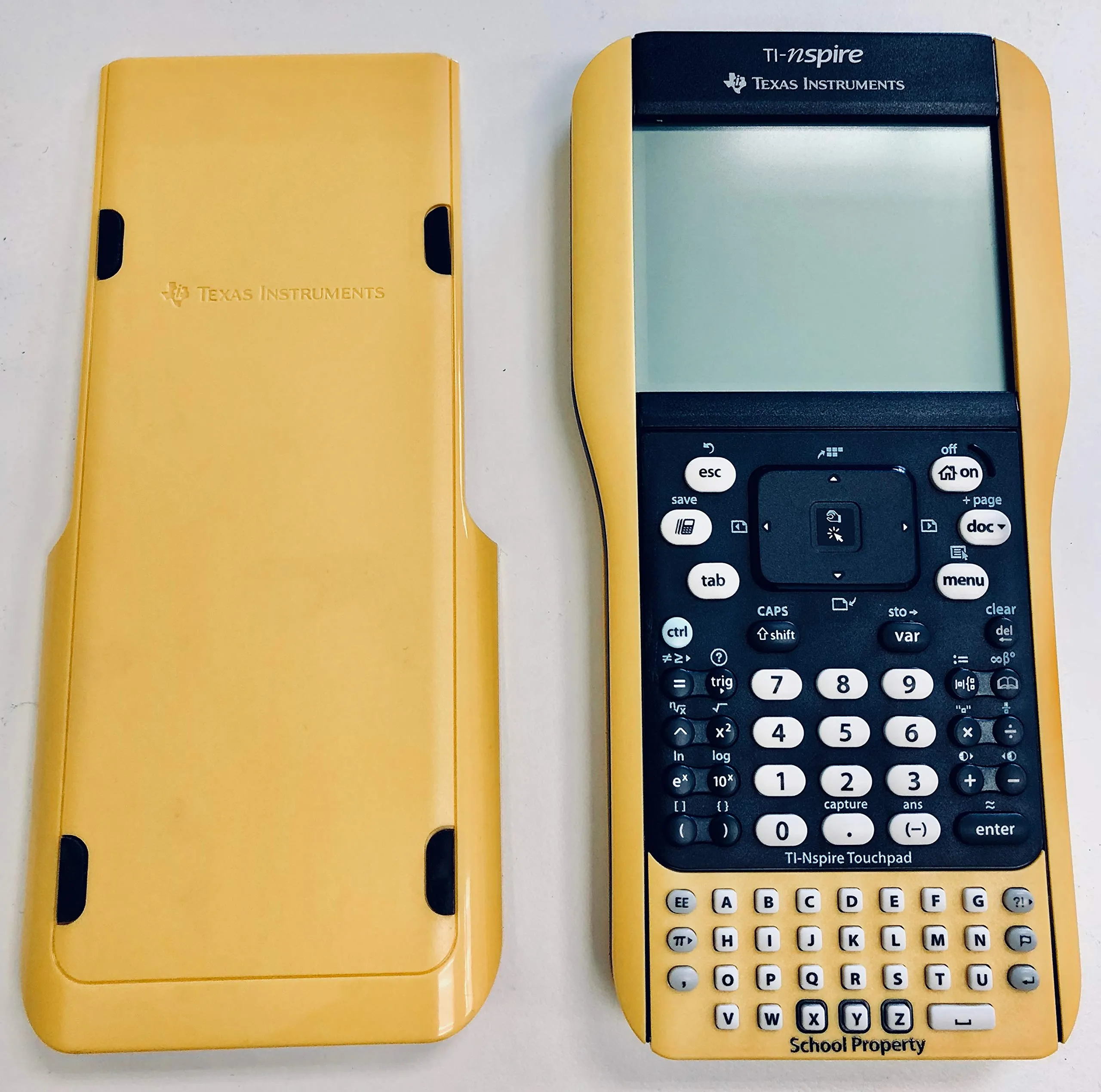 Texas Instruments TI Nspire Graphing Calculator with Yellow School Edition Keypads