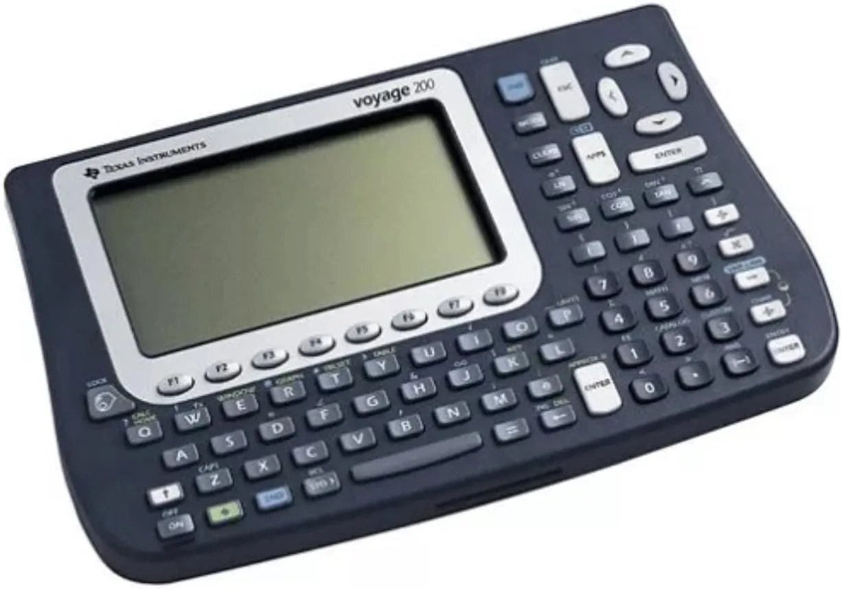 Texas Instruments VOY200/PWB Graphing Calculator with Flash Technology, 188K RAM, QWERTY Keyboard