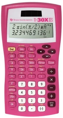 TI-30XIIS Pink Scientific Calculator - Texas Instruments, Tested, No Cover