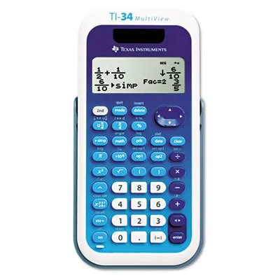 TI-34 MultiView Scientific Calculator by Texas Instruments - Versatile, User-Friendly, and Compact