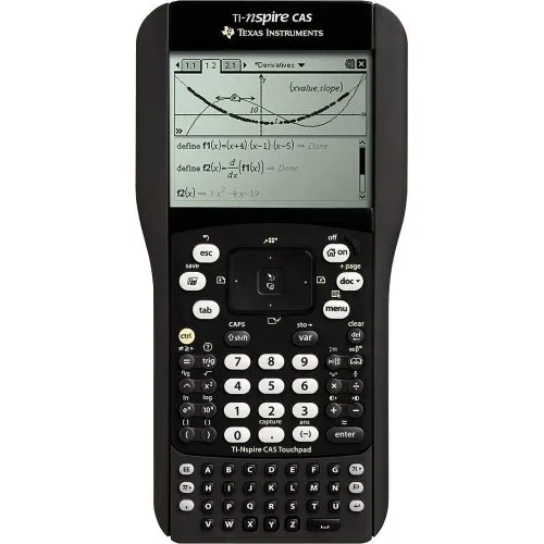 TI-Nspire CAS Touchpad Graphing Calculator - Advanced Math Tool with Rechargeable Battery